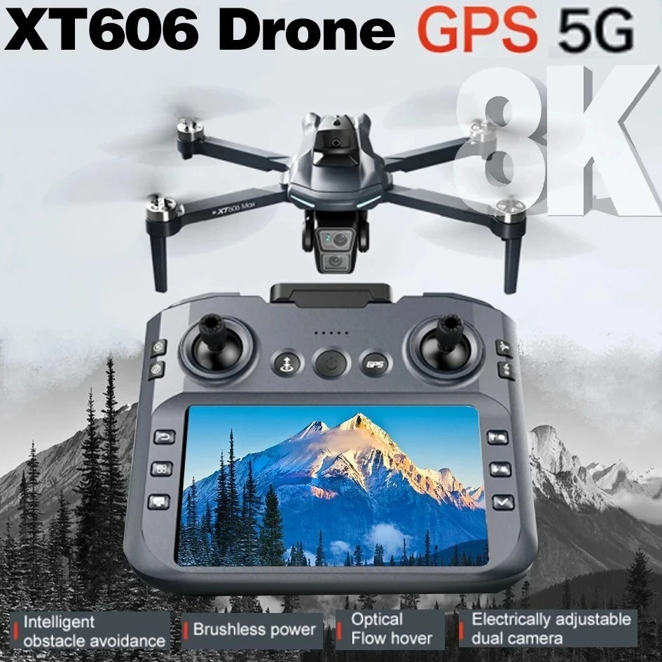 Drone Original XT606 Profissio - Fpv Brushless Rc Drone 4K avaliação e preço