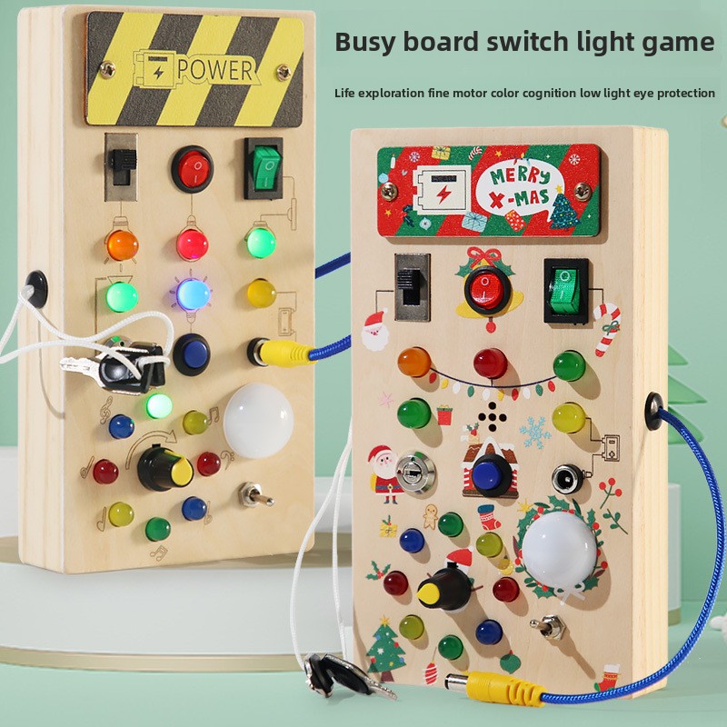 Brinquedo Educacional Inspirad - Montessori Wooden Busy Board Toddler avaliação e preço