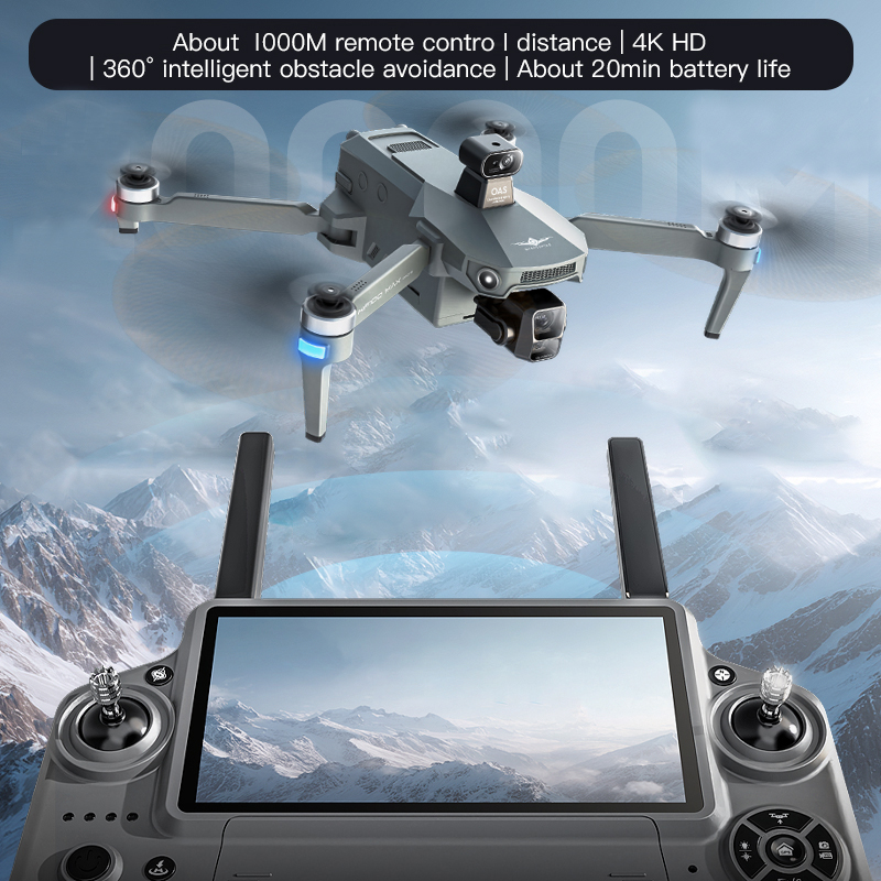 Kf100 max gps drone 4k câmera  - Fpv Brushless Rc Drone 4K avaliação e preço