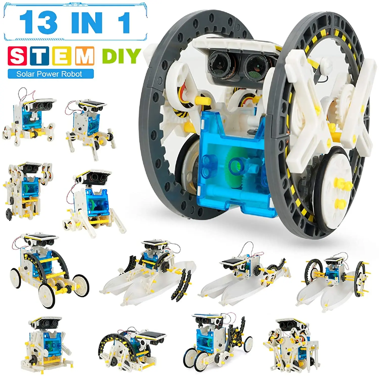 Kits de robô solar, brinquedos - Stem Solar Robot Kit For Kids avaliação e preço