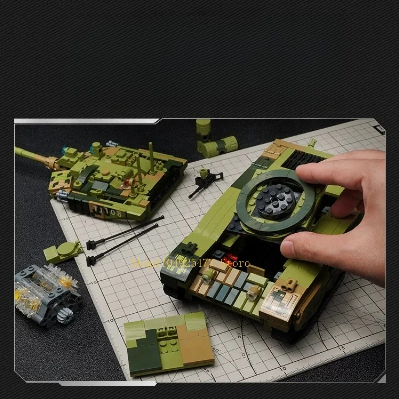 KEEPPLEY Blocos de Montar, Tan - Lego Compatible Military Tank avaliação e preço