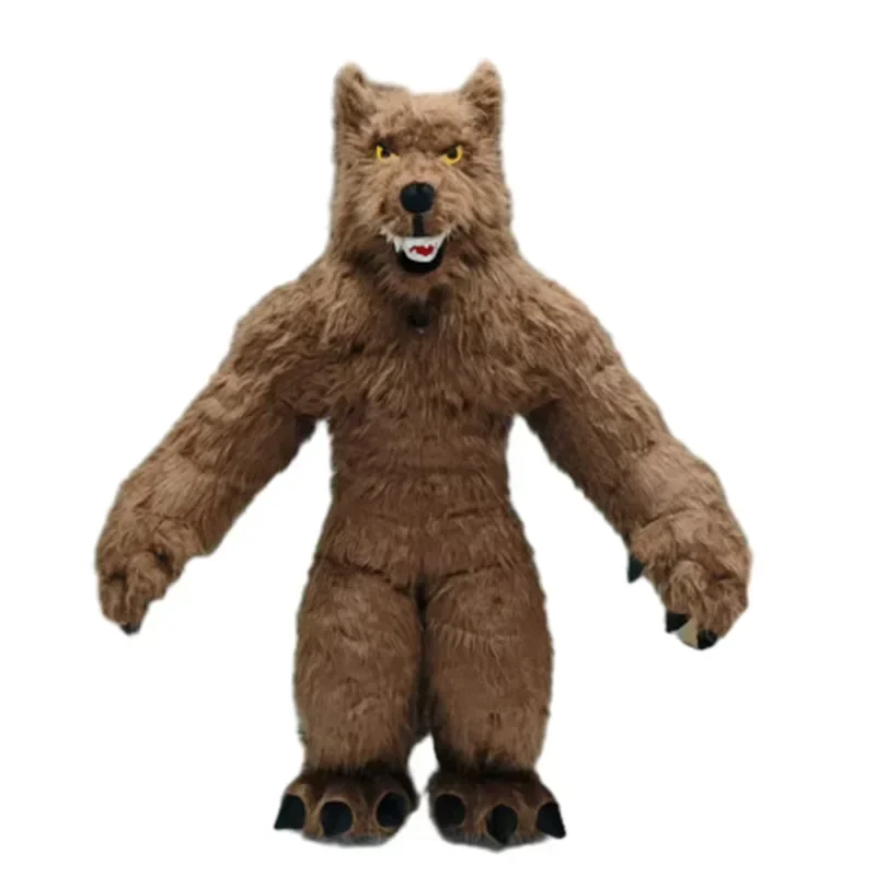 Fantasia de Mascote Lobo Cinza - Dolls avaliação e preço