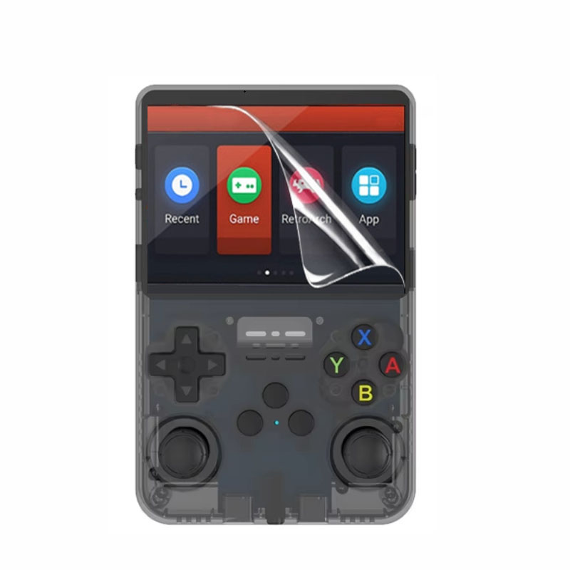 3 pçs tpu filme macio protetor - Retro Handheld Game Console R36S avaliação e preço